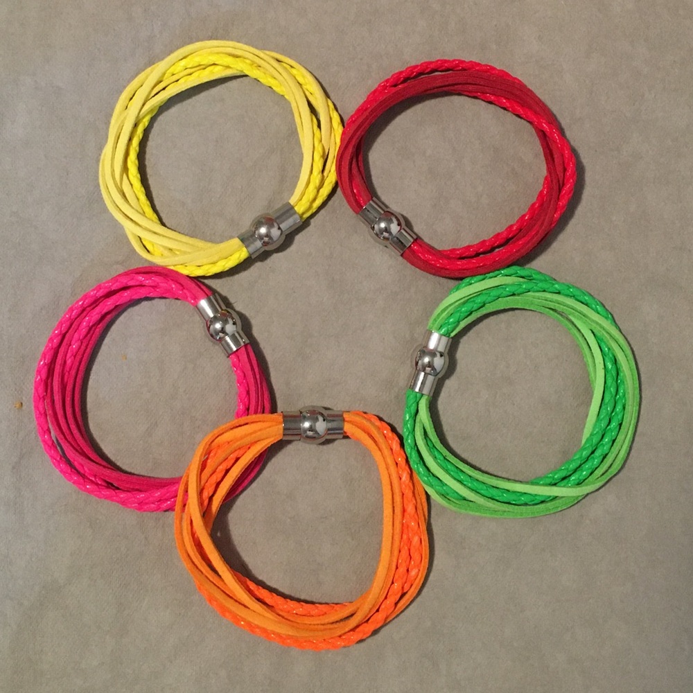 Neon Summer Bracelet Set